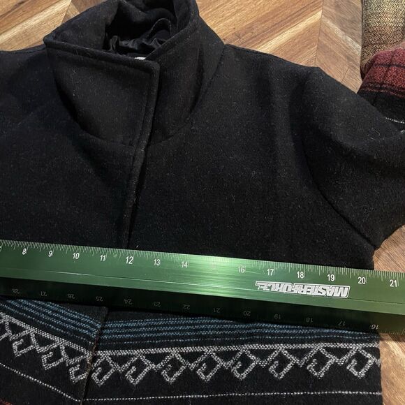 Billabong Jacket Wool‎ Blend Cape 3/4 Sleeve Southwestern Womens Medium - Picture 5 of 7